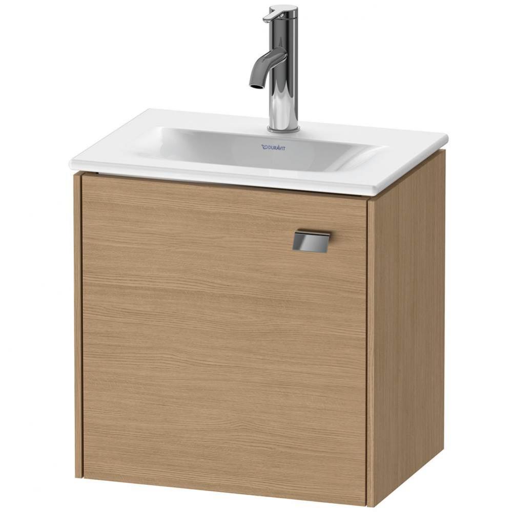 Duravit Brioso One Door Wall-Mount Vanity Unit European Oak