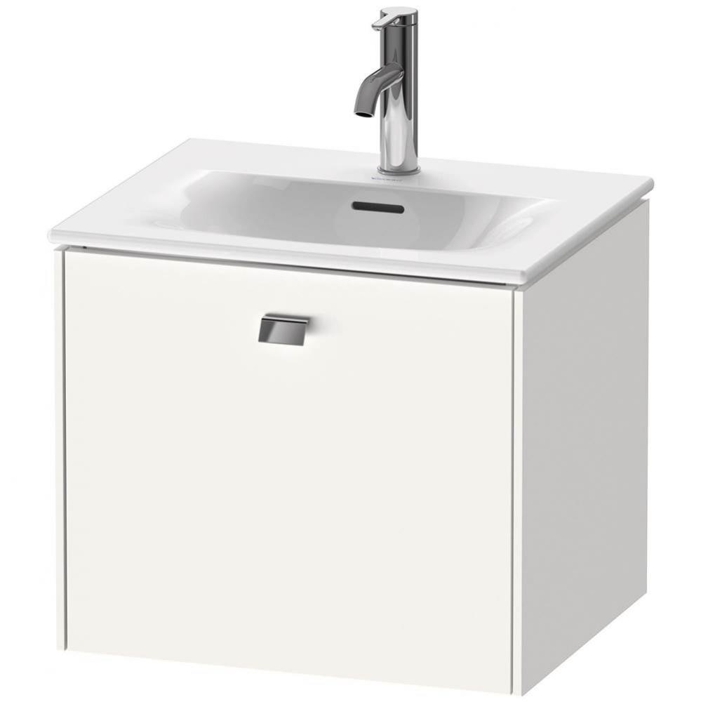 Brioso One Drawer Wall-Mount Vanity Unit White