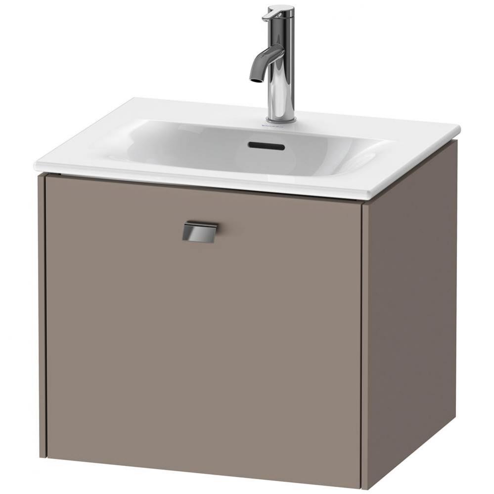 Duravit Brioso One Drawer Wall-Mount Vanity Unit Basalt