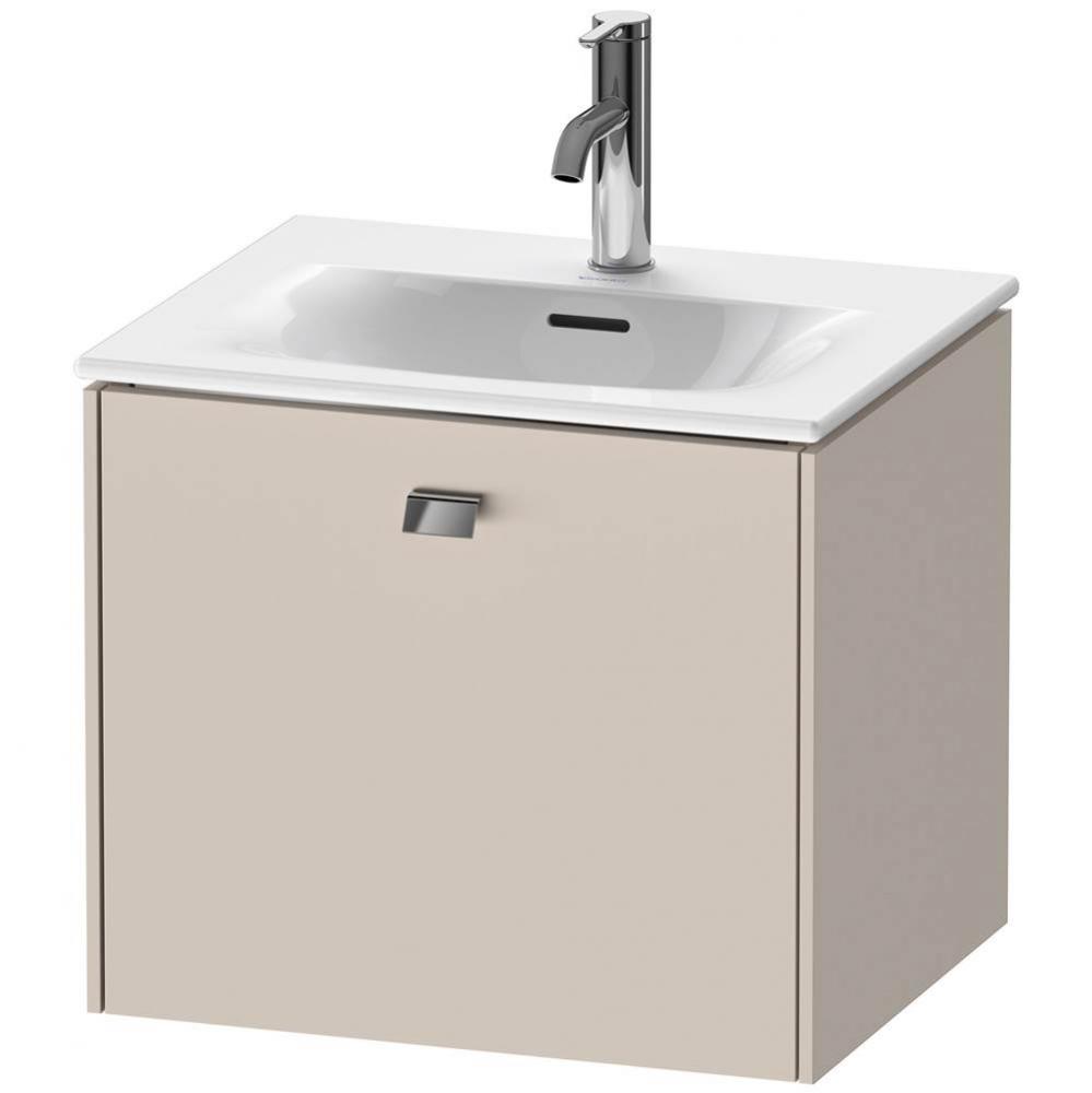 Brioso One Drawer Wall-Mount Vanity Unit Taupe