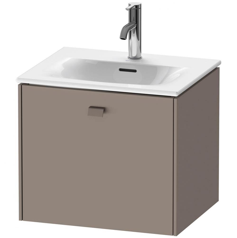 Brioso One Drawer Wall-Mount Vanity Unit Basalt