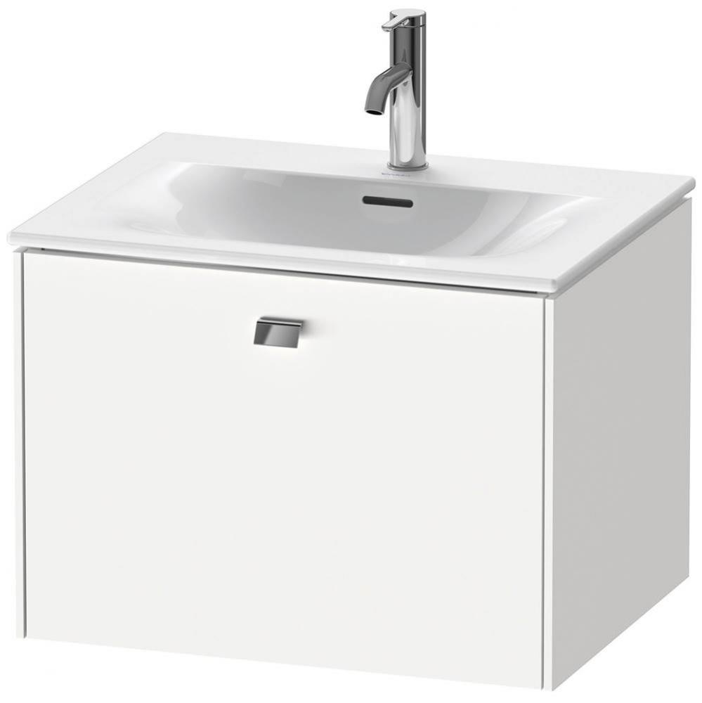 Brioso One Drawer Wall-Mount Vanity Unit White