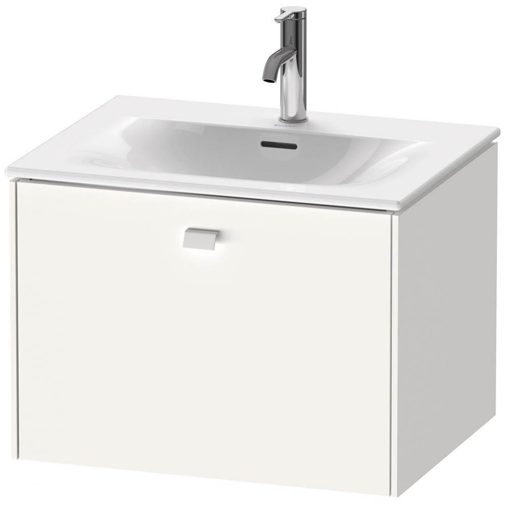 Brioso One Drawer Wall-Mount Vanity Unit White