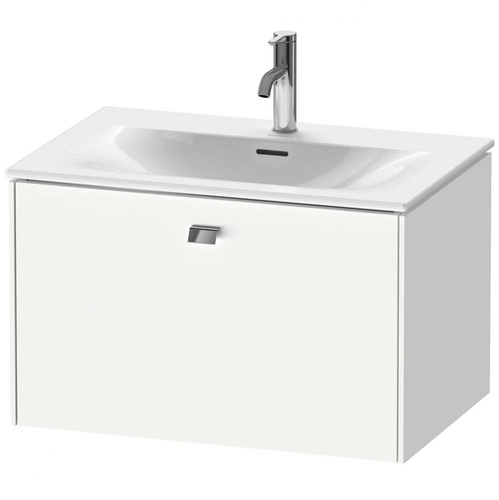 Brioso One Drawer Wall-Mount Vanity Unit White