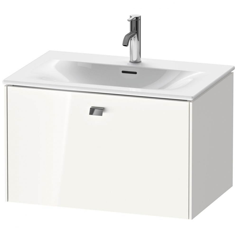 Brioso One Drawer Wall-Mount Vanity Unit White