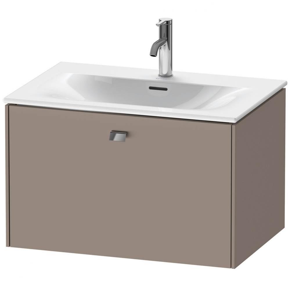 Duravit Brioso One Drawer Wall-Mount Vanity Unit Basalt