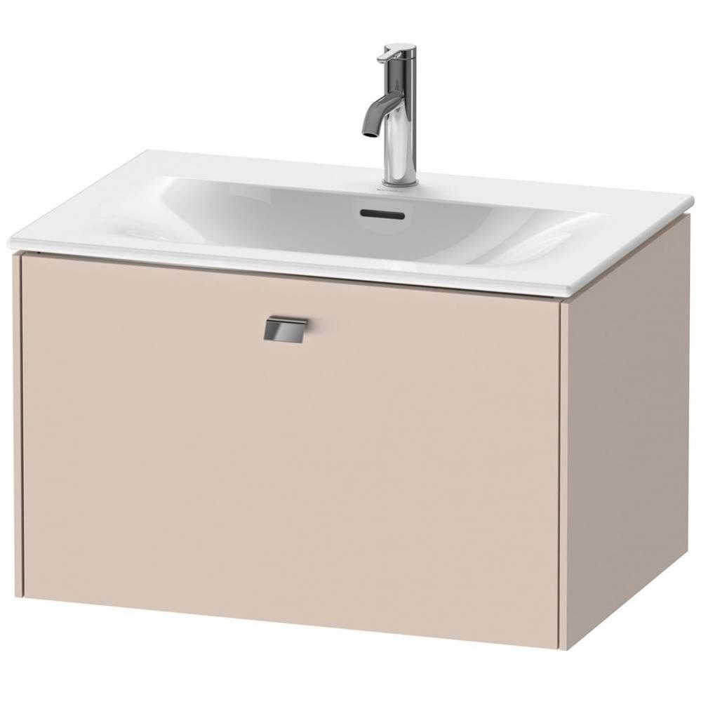 Brioso One Drawer Wall-Mount Vanity Unit Taupe