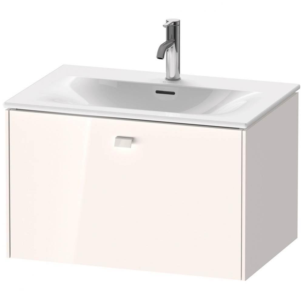 Brioso One Drawer Wall-Mount Vanity Unit White