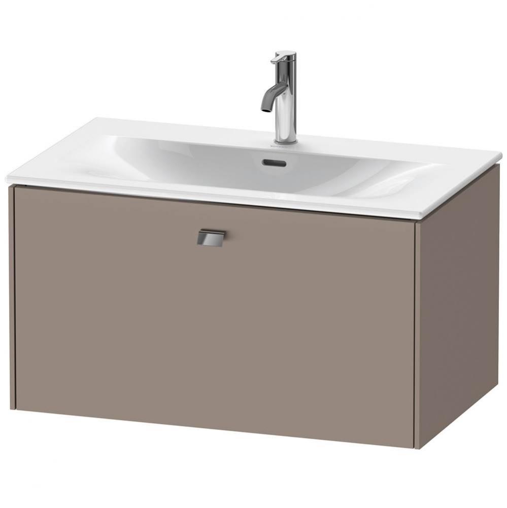 Duravit Brioso One Drawer Wall-Mount Vanity Unit Basalt