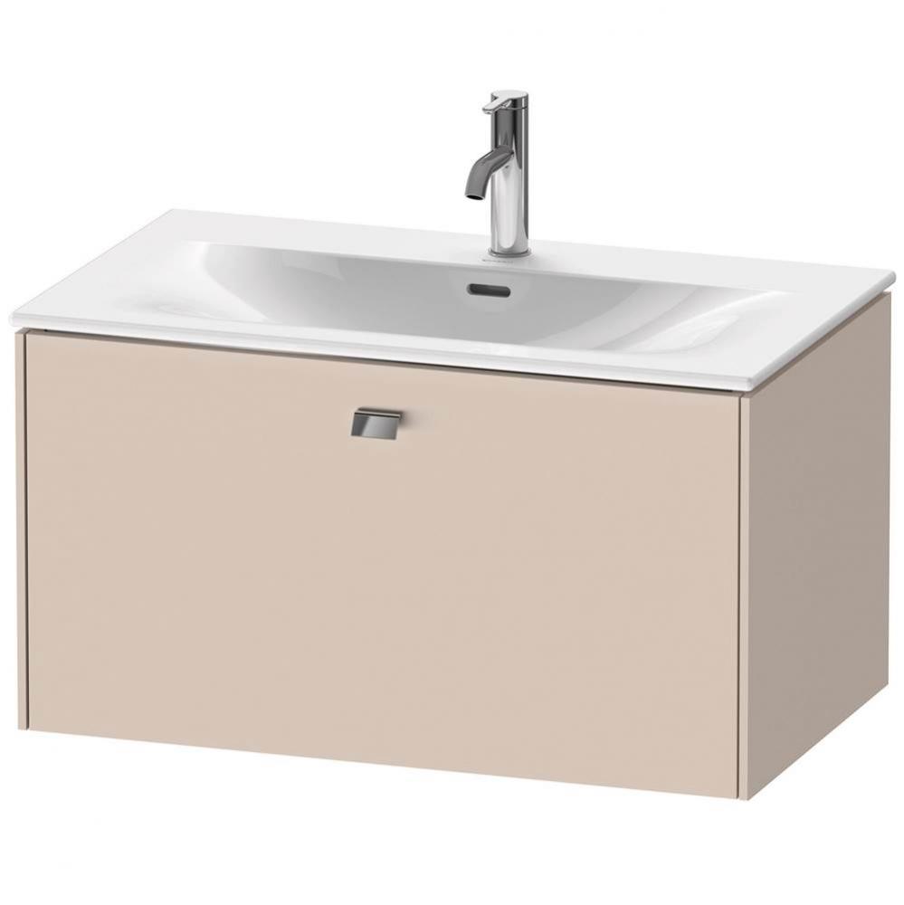 Brioso One Drawer Wall-Mount Vanity Unit Taupe