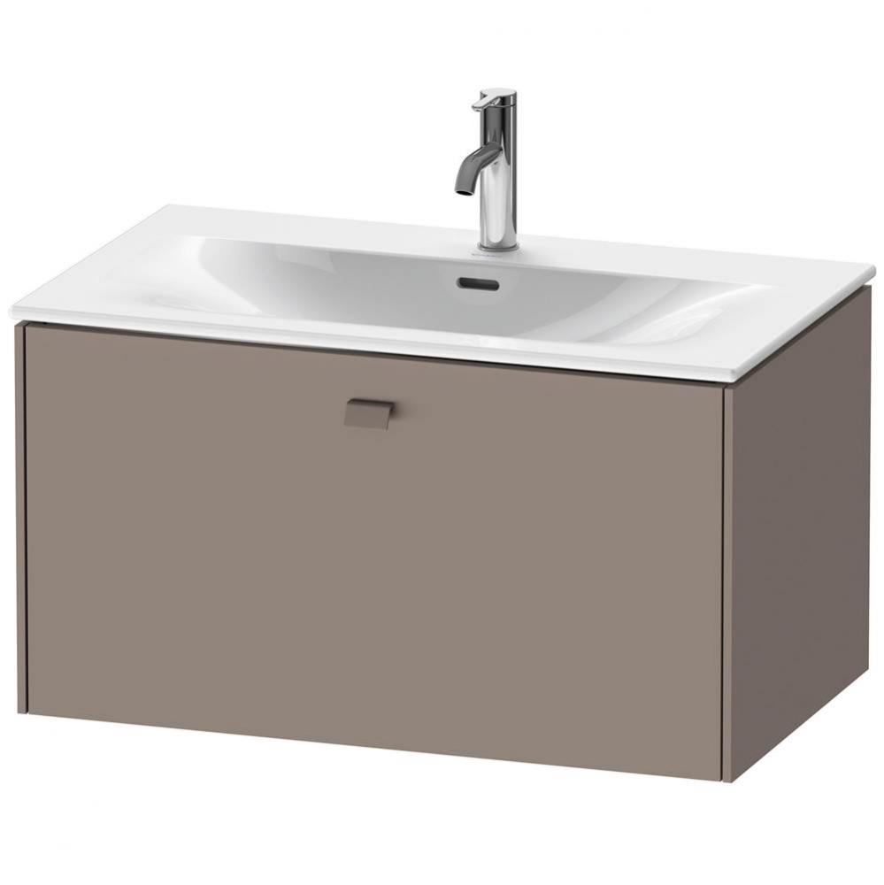 Brioso One Drawer Wall-Mount Vanity Unit Basalt