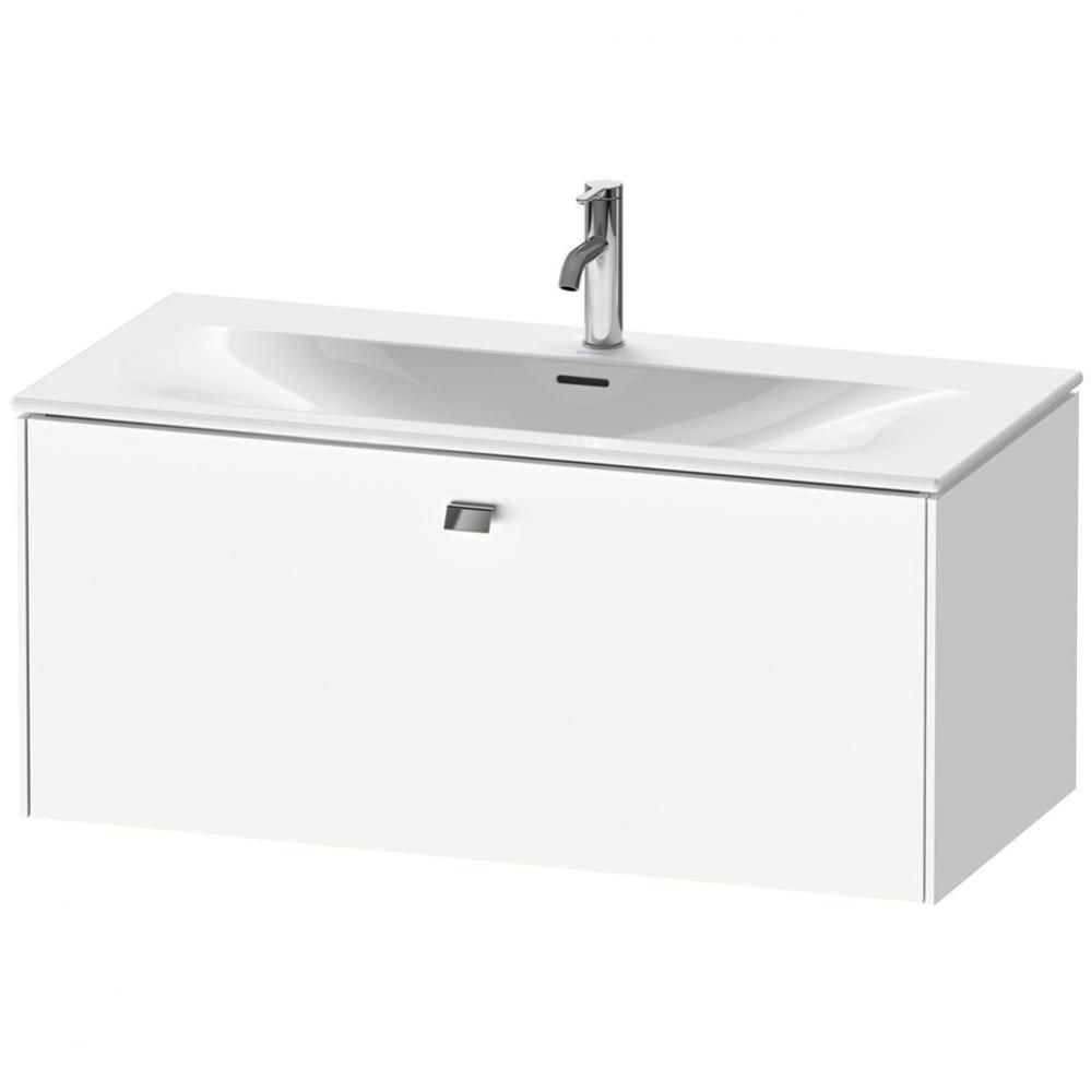 Brioso One Drawer Wall-Mount Vanity Unit White