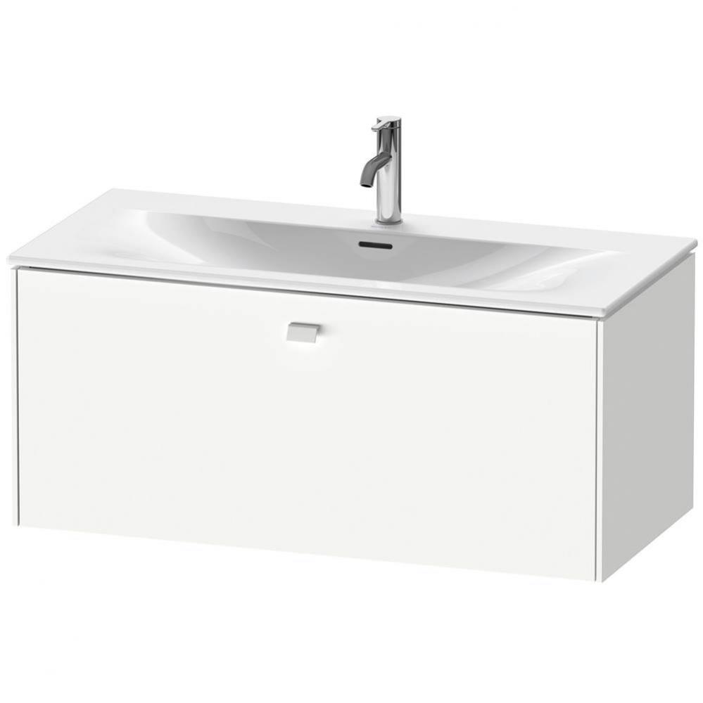 Brioso One Drawer Wall-Mount Vanity Unit White