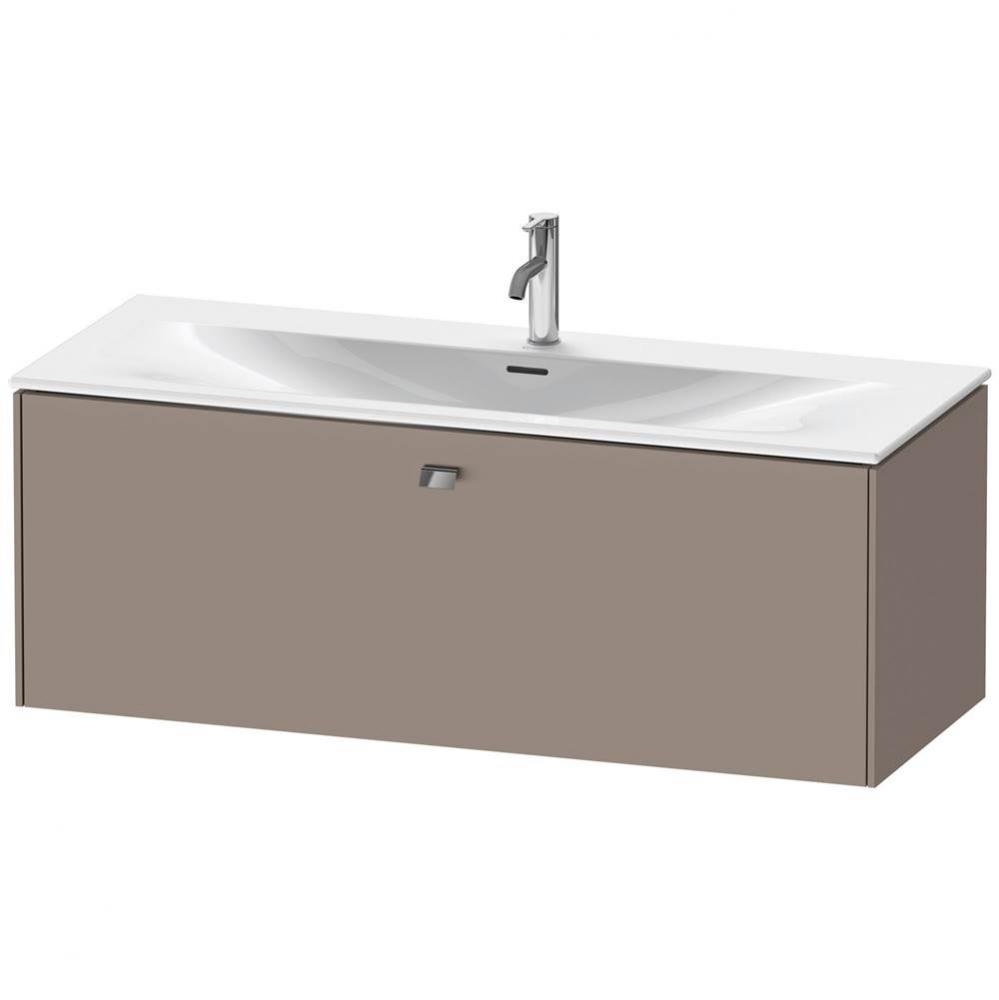 Duravit Brioso One Drawer Wall-Mount Vanity Unit Basalt