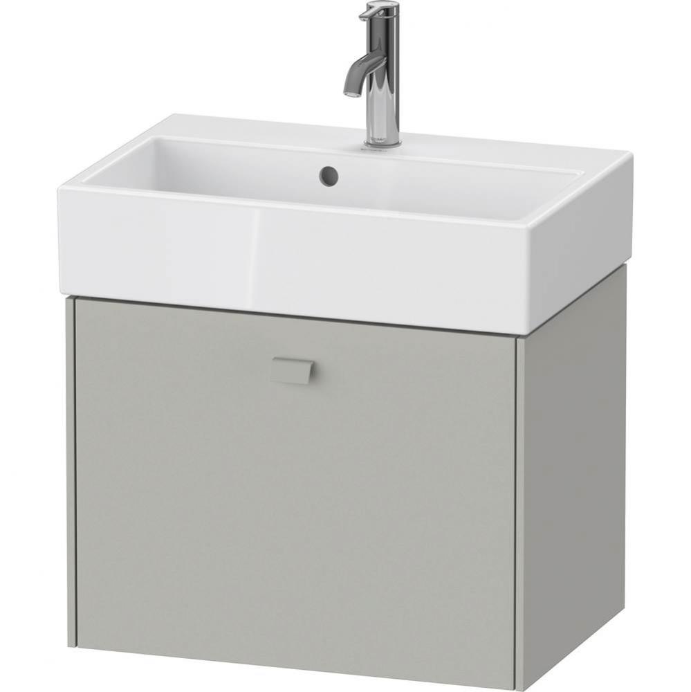 Brioso One Drawer Wall-Mount Vanity Unit Concrete Gray