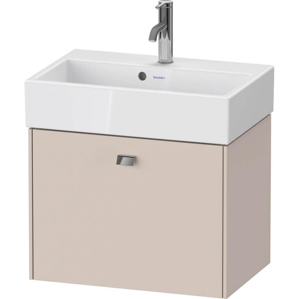 Brioso One Drawer Wall-Mount Vanity Unit Taupe