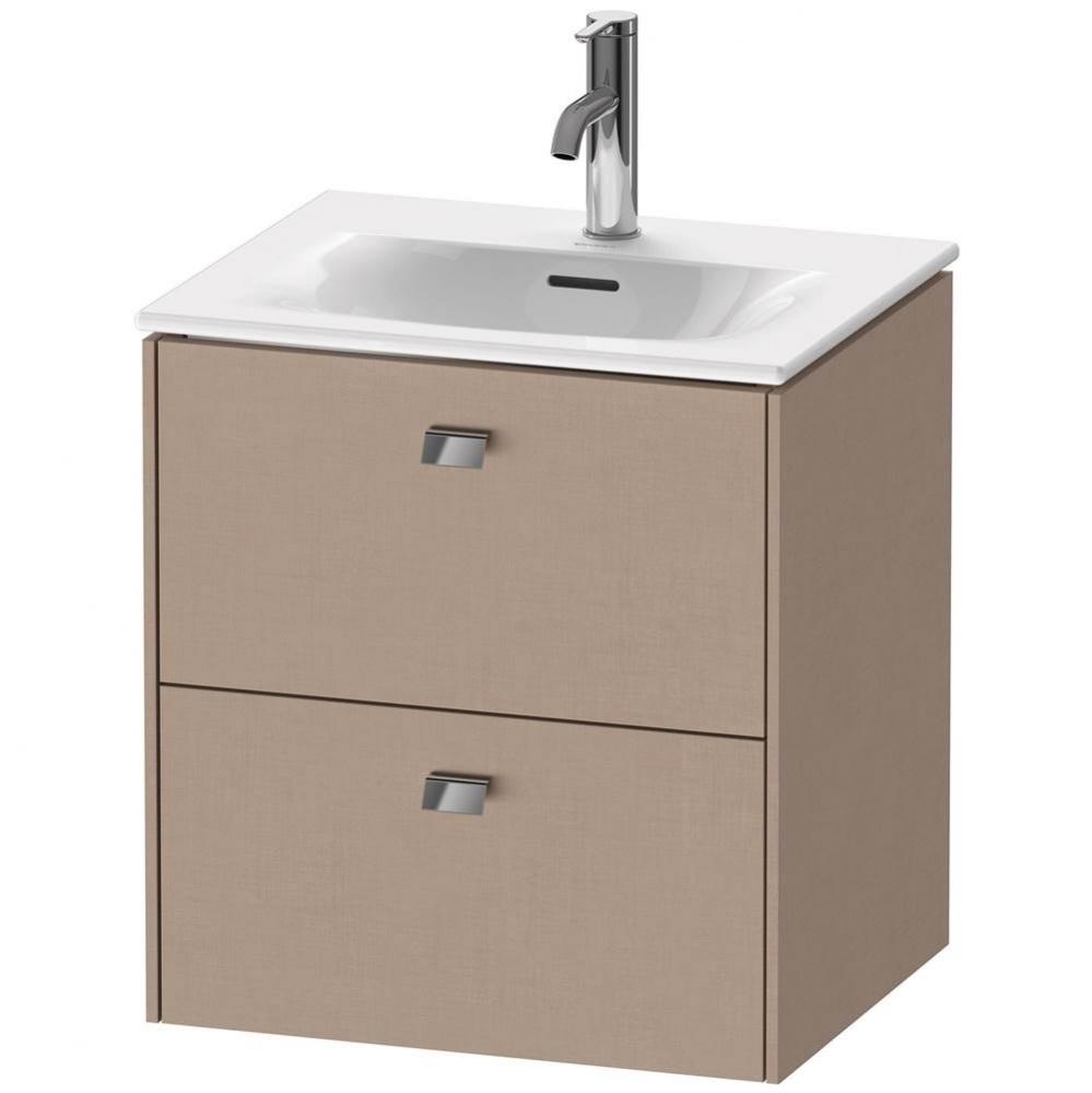 Brioso Two Drawer Wall-Mount Vanity Unit Linen