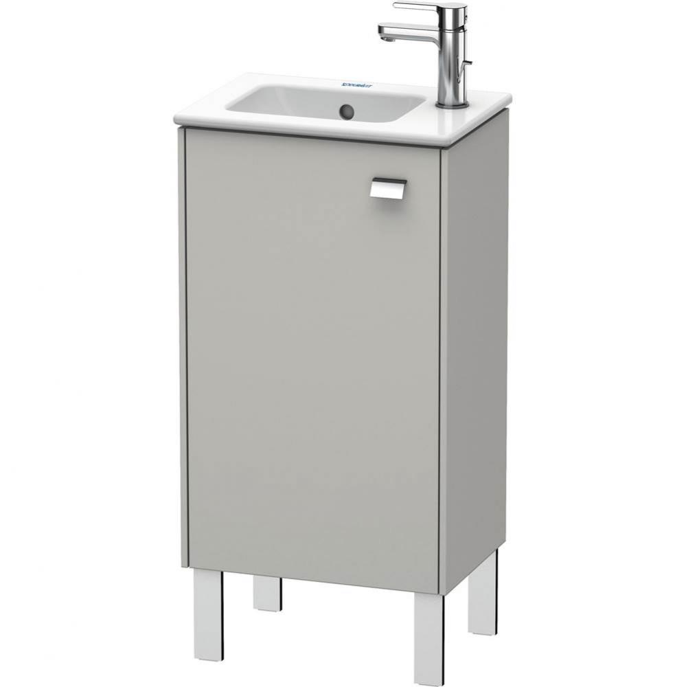 Brioso One Door Floorstanding Vanity Unit Concrete Gray