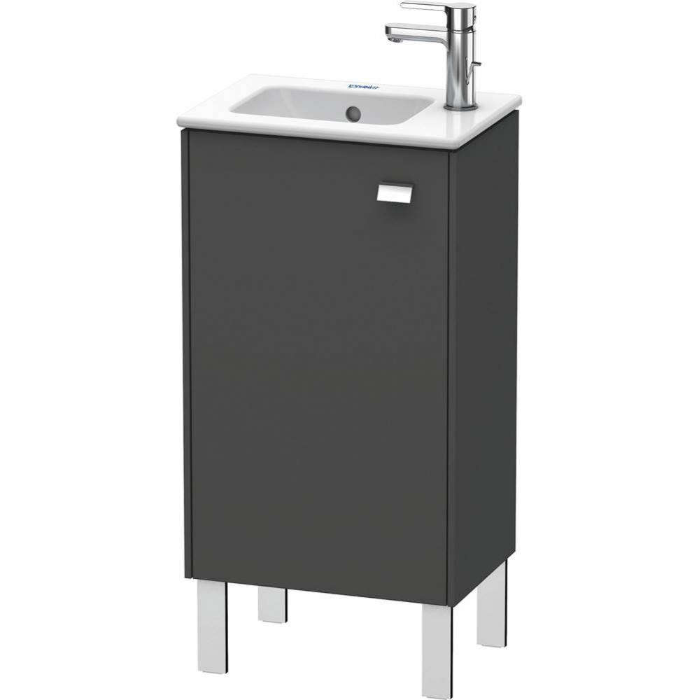 Brioso One Door Floorstanding Vanity Unit Graphite