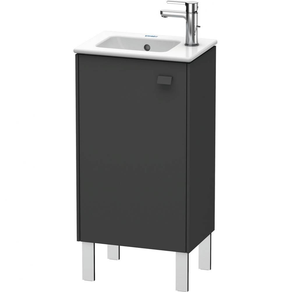 Brioso One Door Floorstanding Vanity Unit Graphite