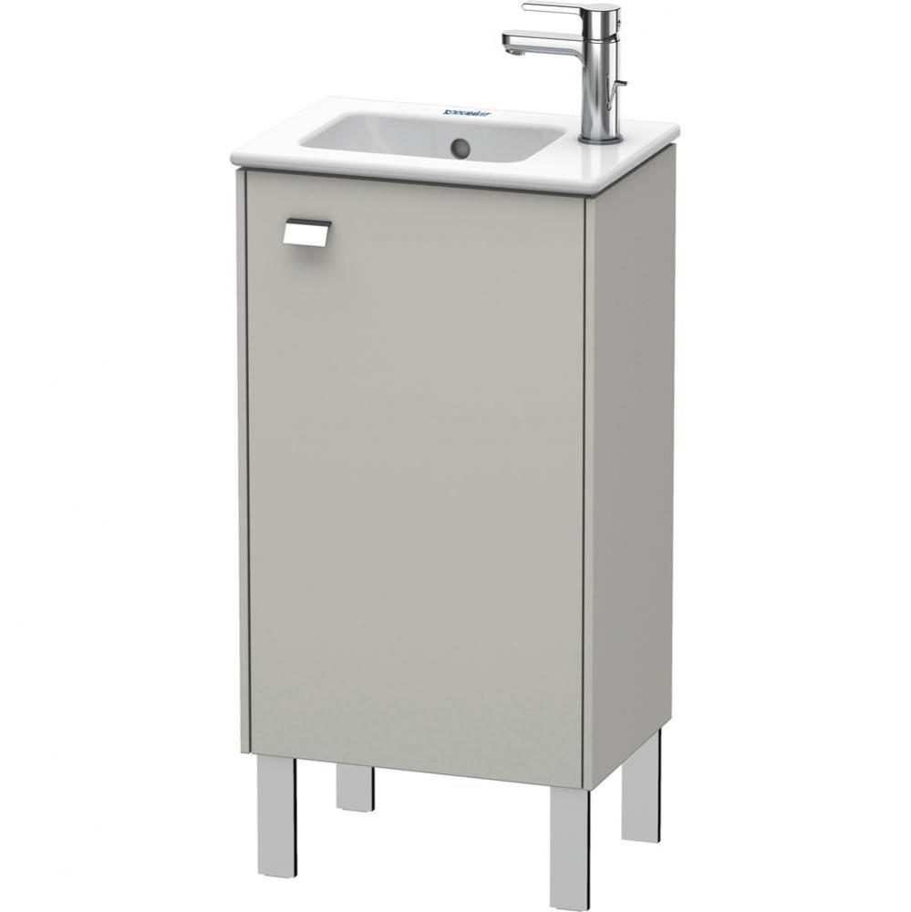 Brioso One Door Floorstanding Vanity Unit Concrete Gray