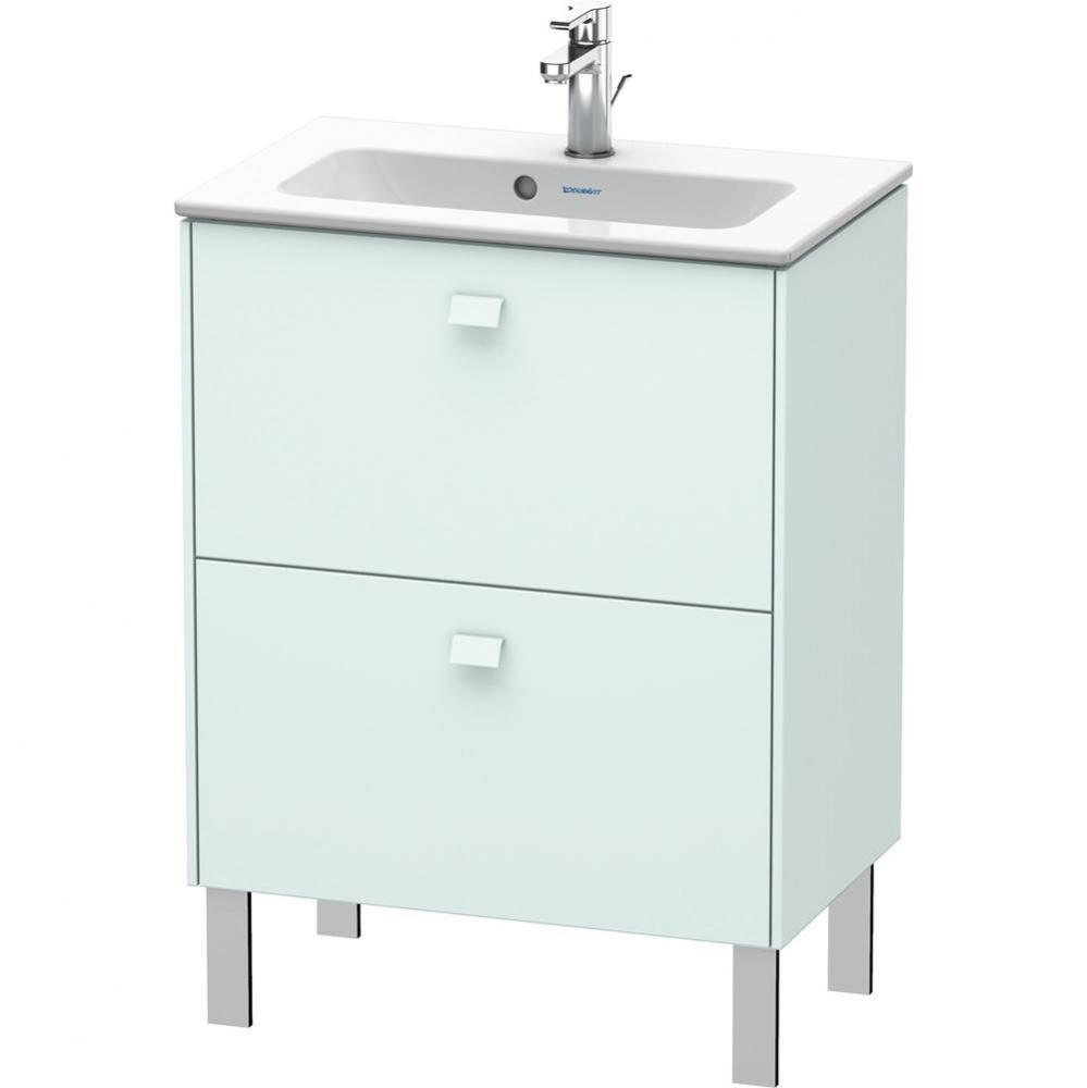 Duravit Brioso Floor Standing Vanity Unit  Light Blue Matte