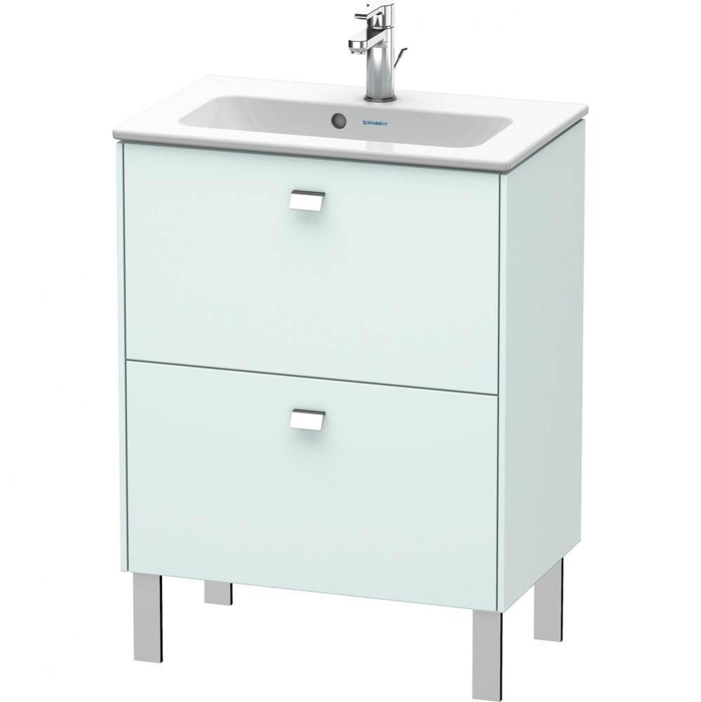 Duravit Brioso Floor Standing Vanity Unit  Light Blue Matte