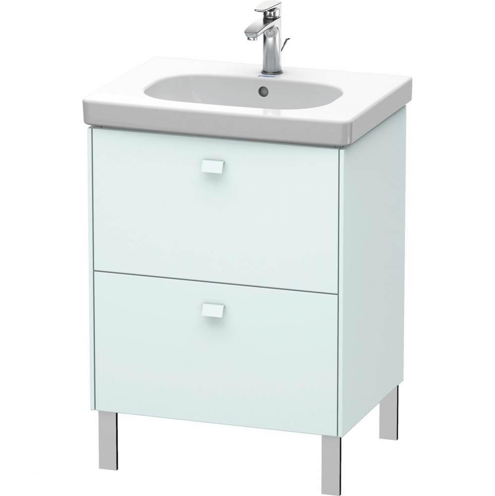 Duravit Brioso Floor Standing Vanity Unit  Light Blue Matte