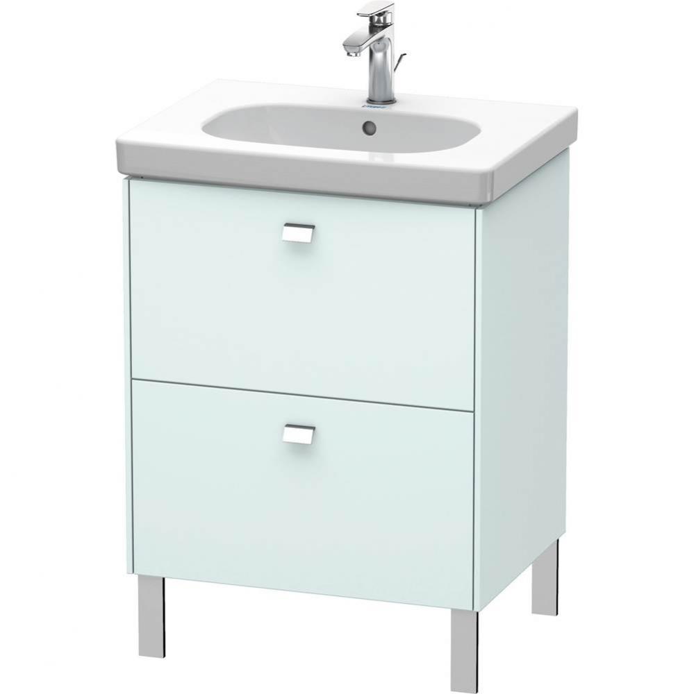 Duravit Brioso Floor Standing Vanity Unit  Light Blue Matte