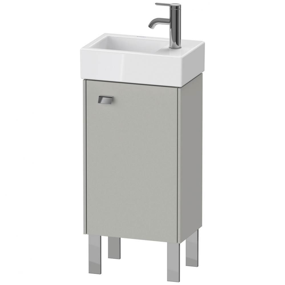 Brioso One Door Floorstanding Vanity Unit Concrete Gray