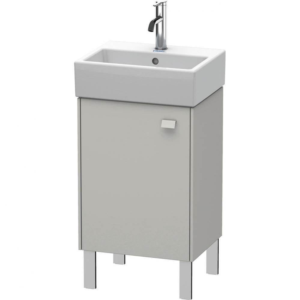 Brioso One Door Floorstanding Vanity Unit Concrete Gray