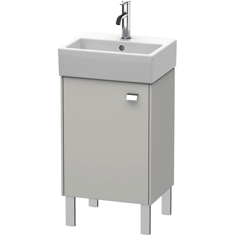 Brioso One Door Floorstanding Vanity Unit Concrete Gray