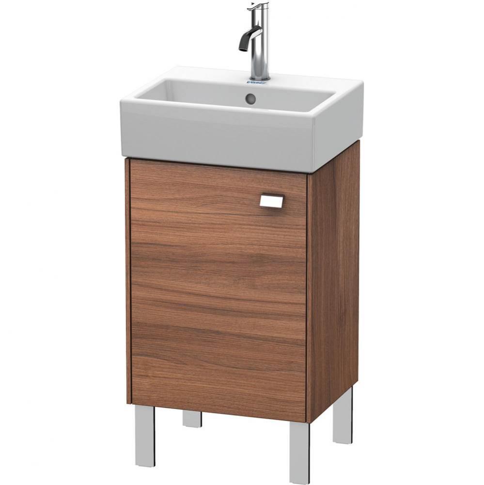 Brioso One Door Floorstanding Vanity Unit Walnut