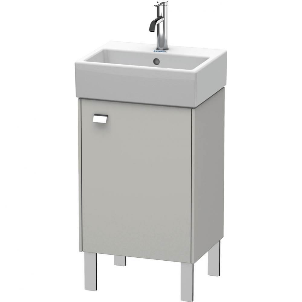 Brioso One Door Floorstanding Vanity Unit Concrete Gray