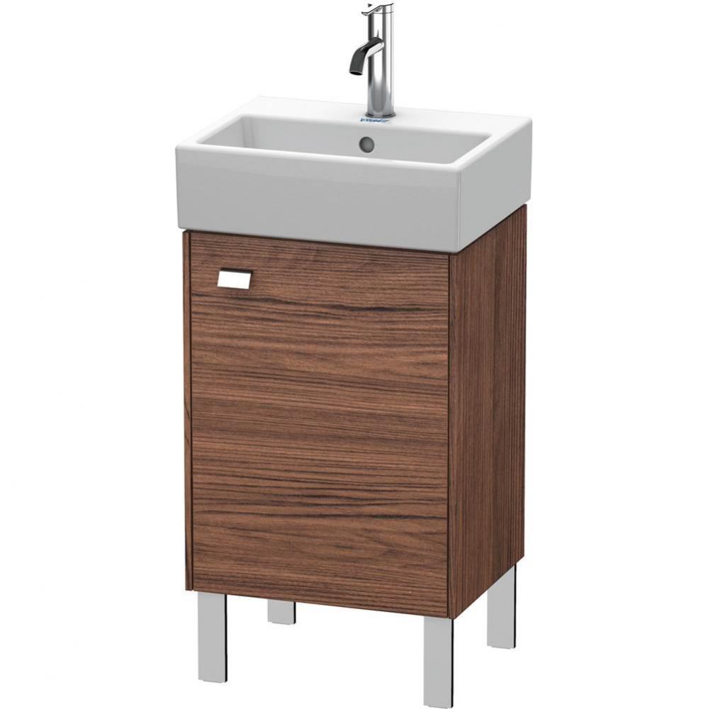 Brioso One Door Floorstanding Vanity Unit Walnut Dark