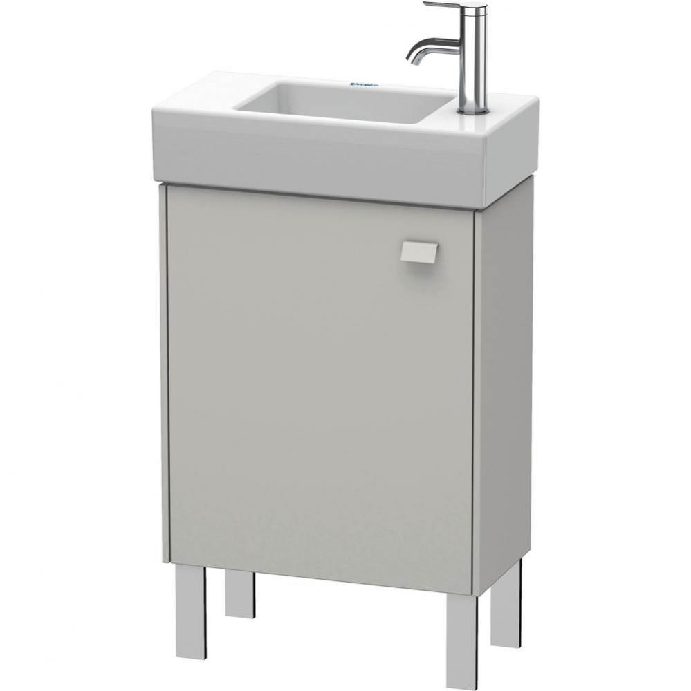 Brioso One Door Floorstanding Vanity Unit Concrete Gray