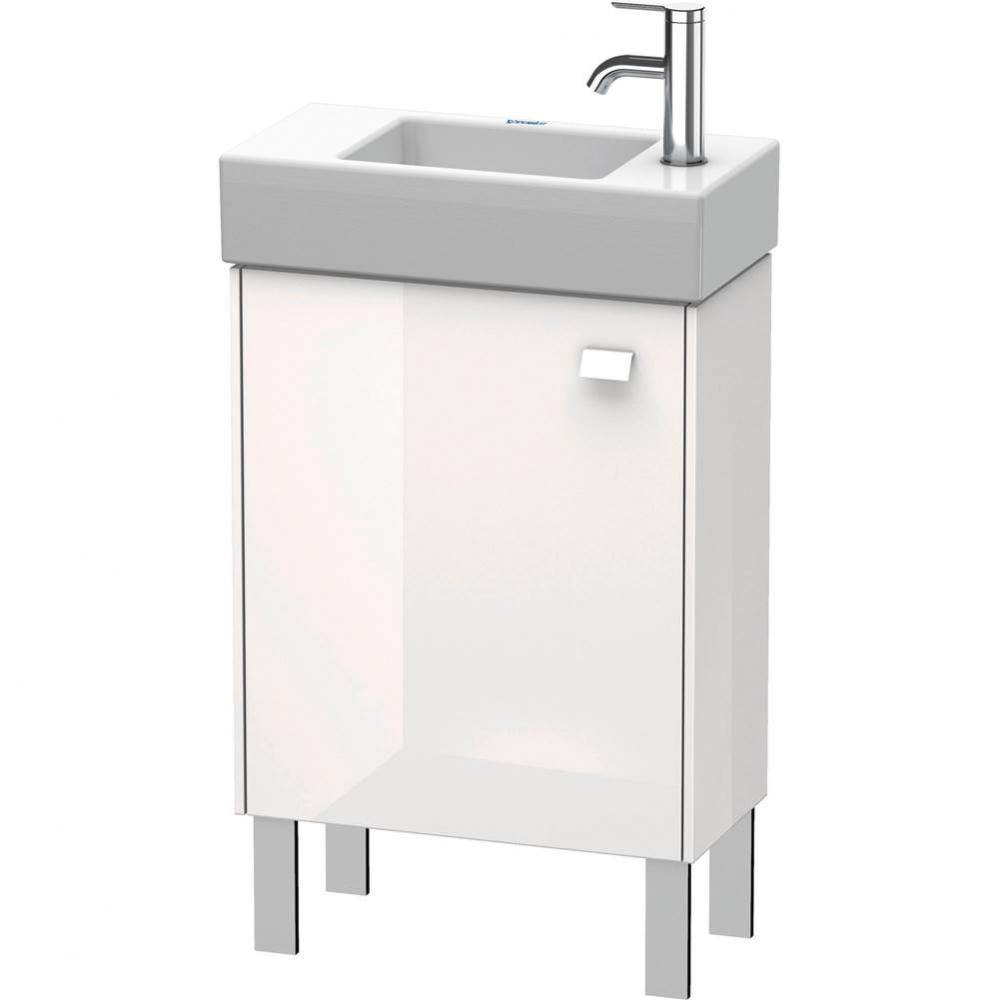 Brioso One Door Floorstanding Vanity Unit White