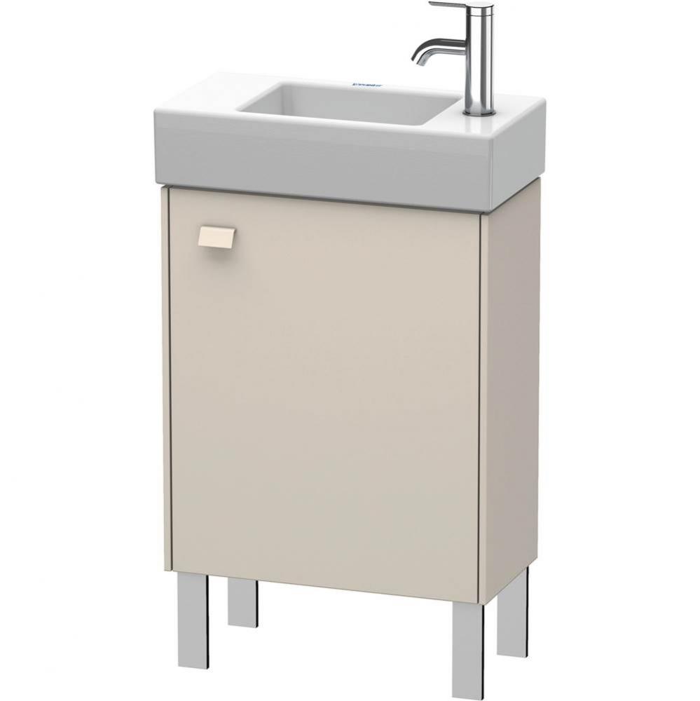 Brioso One Door Floorstanding Vanity Unit Taupe