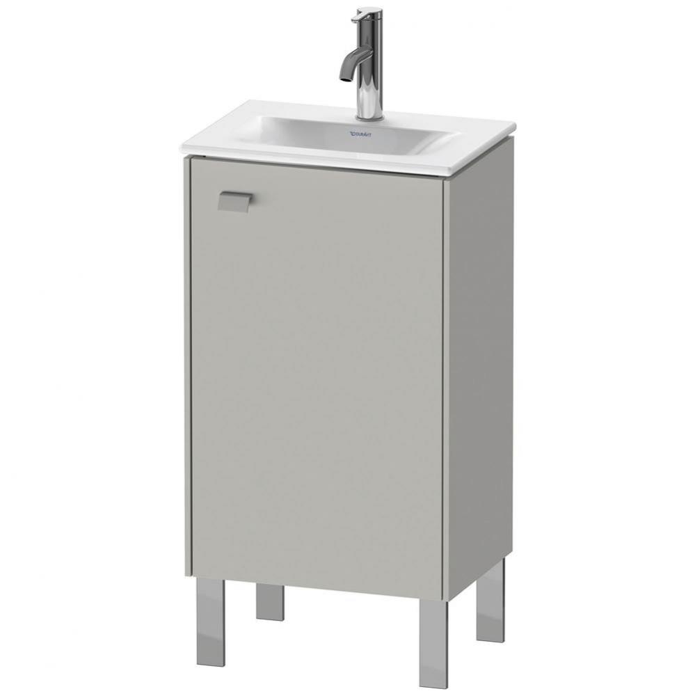 Brioso One Door Floorstanding Vanity Unit Concrete Gray