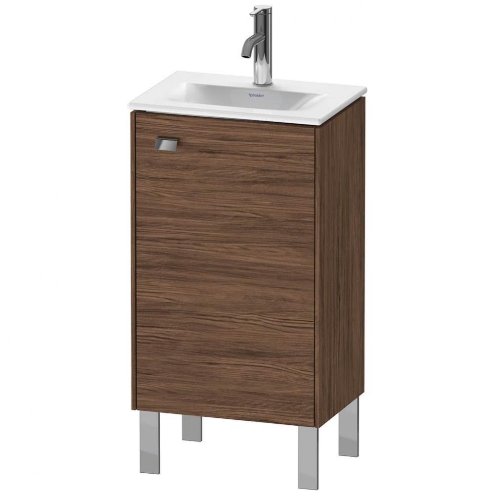 Brioso One Door Floorstanding Vanity Unit Walnut Dark