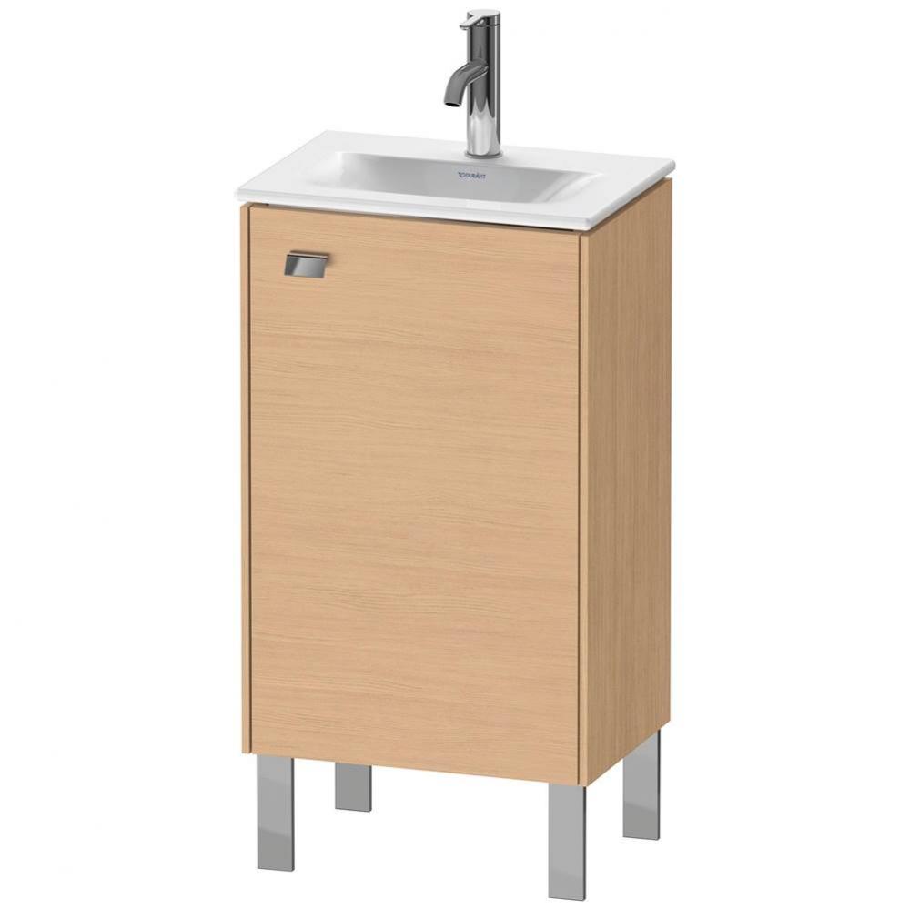 Brioso One Door Floorstanding Vanity Unit Natural Oak
