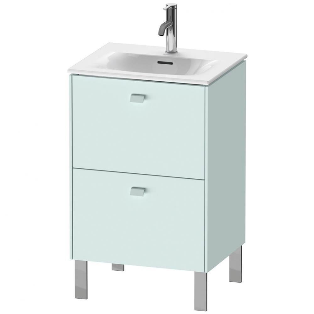 Duravit Brioso Floor Standing Vanity Unit  Light Blue Matte