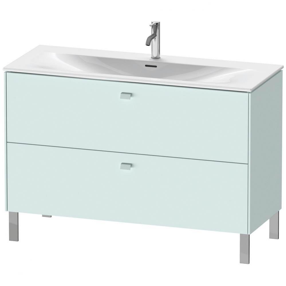 Duravit Brioso Floor Standing Vanity Unit  Light Blue Matte