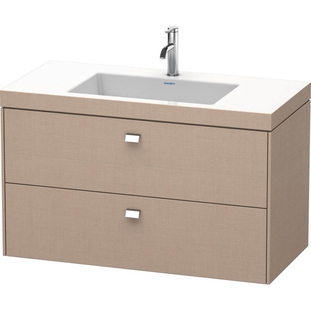 Brioso Two Drawer C-Bonded Wall-Mount Vanity Kit Linen