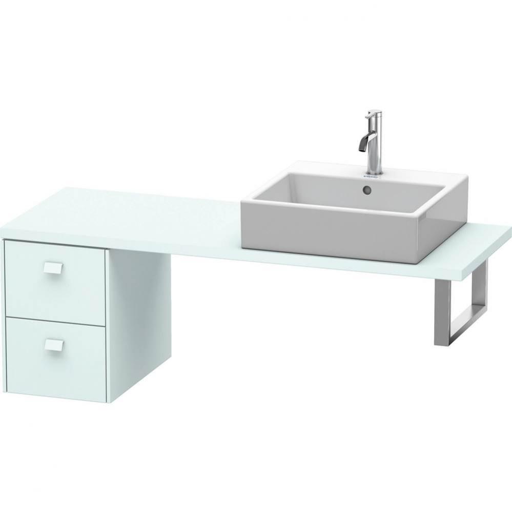 Duravit Brioso Low Cabinet for Console  Light Blue Matte
