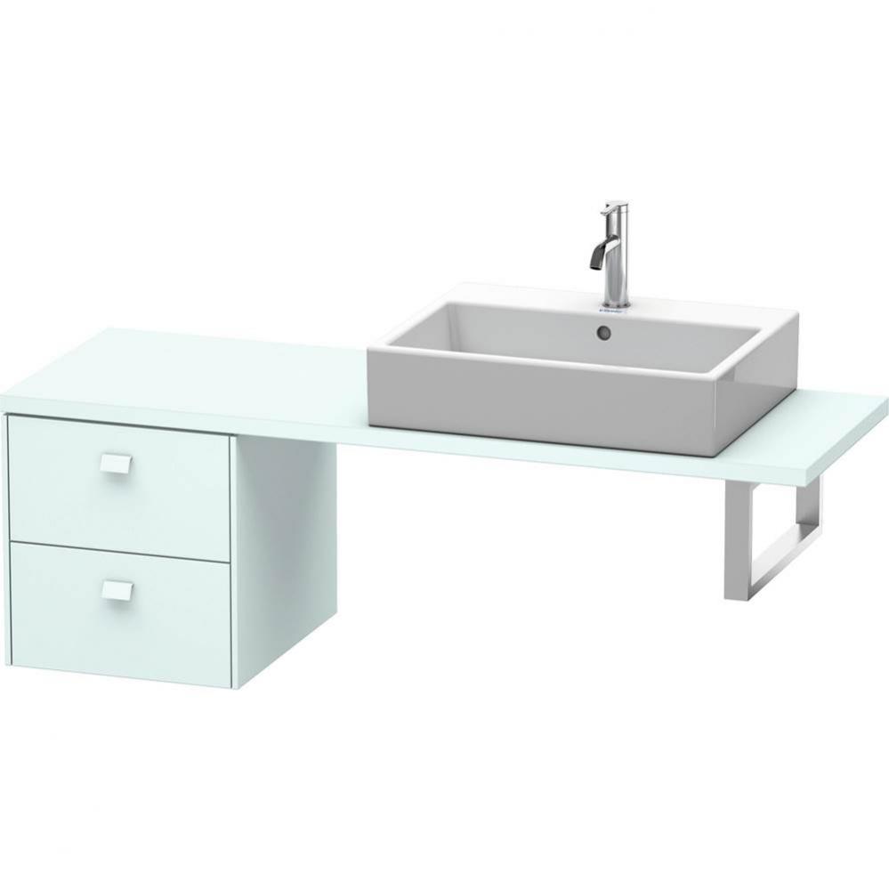 Duravit Brioso Low Cabinet for Console  Light Blue Matte