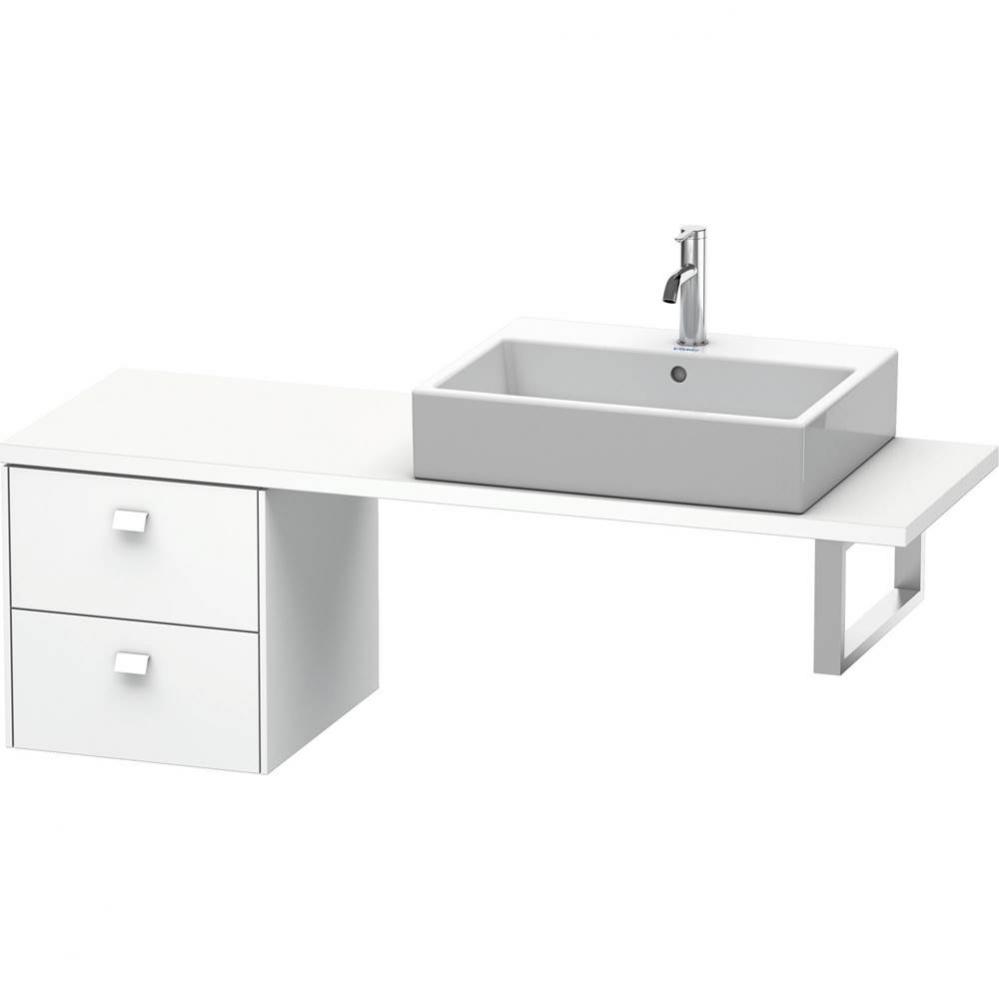 Duravit Brioso Low Cabinet for Console  White Matte