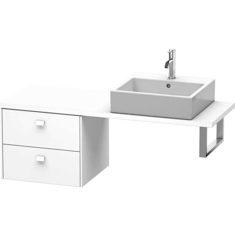 Duravit Brioso Low Cabinet for Console  White Matte