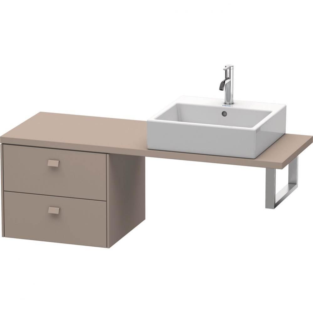 Duravit Brioso Low Cabinet for Console  Basalt Matte