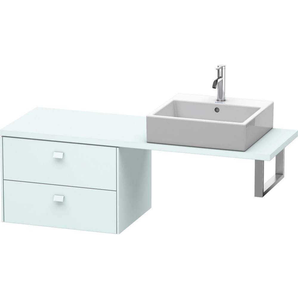 Duravit Brioso Low Cabinet for Console  Light Blue Matte